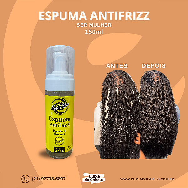 Espuma Antifrizz Ser Mulher - 150ml