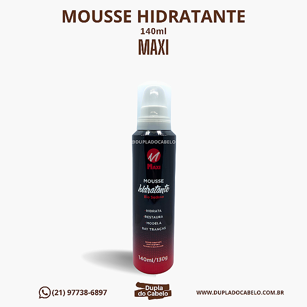 Mousse hidratante Maxi - 140ml