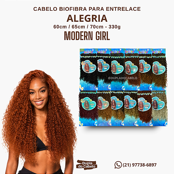 Cabelo Alegria Modern Girl - 330g