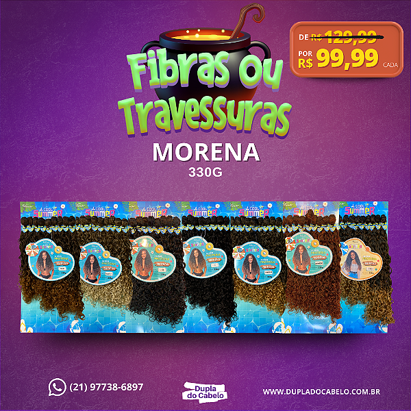 Cabelo Morena Modern Girl - 330g