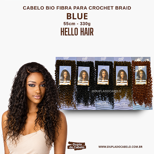 Cabelo Blue Hello Hair - 220g