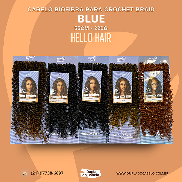 Cabelo Blue Hello Hair - 220g