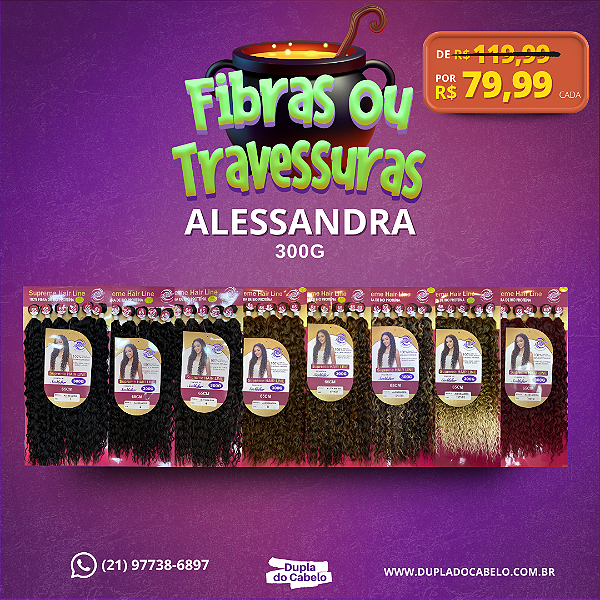 Cabelo Alessandra Ser Mulher - 300g