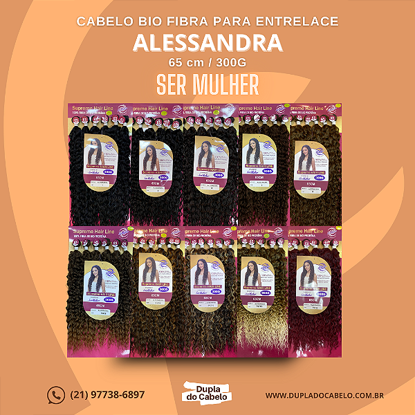 Cabelo Alessandra Ser Mulher - 300g