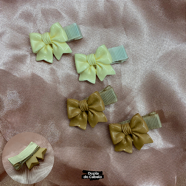 Kit Presilha Laço Nude (2 unidades)