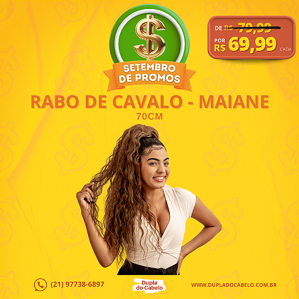 Rabo de Cavalo Maiane - Ser Mulher