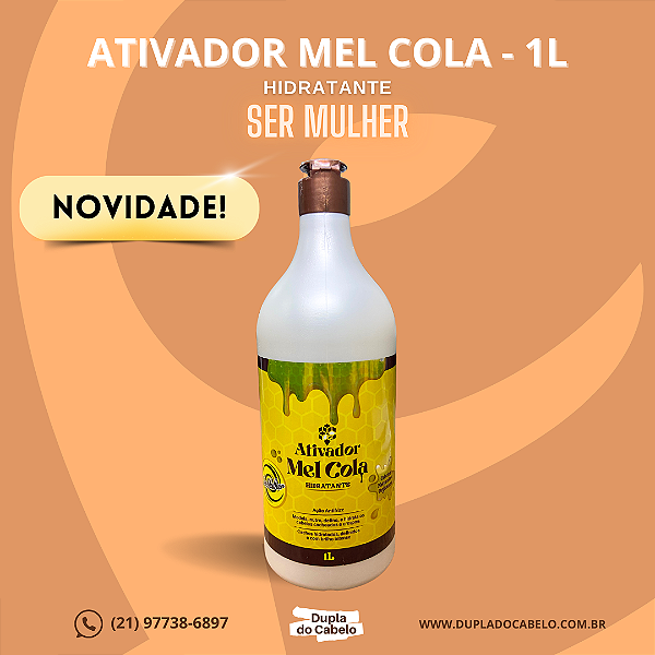 Ativador de Cachos Mel Cola Ser Mulher - 1L