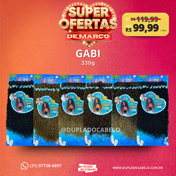 Cabelo Gabi Modern Girl - 330g