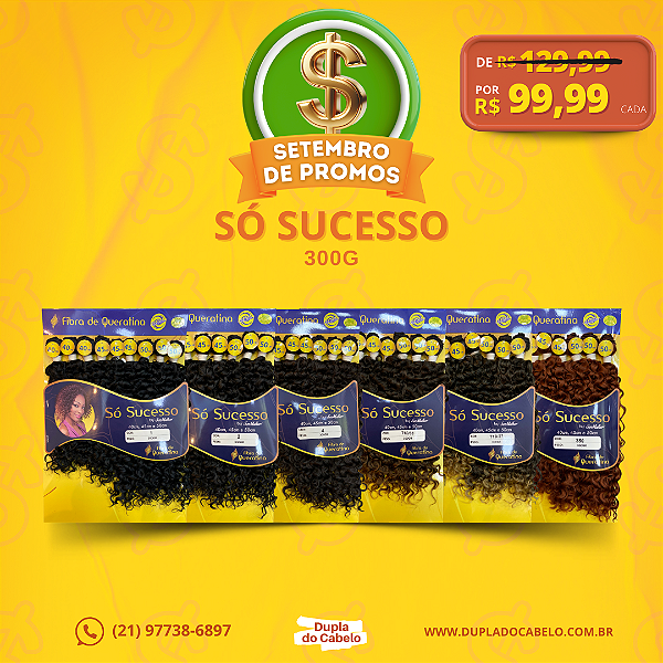 Cabelo Só Sucesso Ser Mulher - 300g