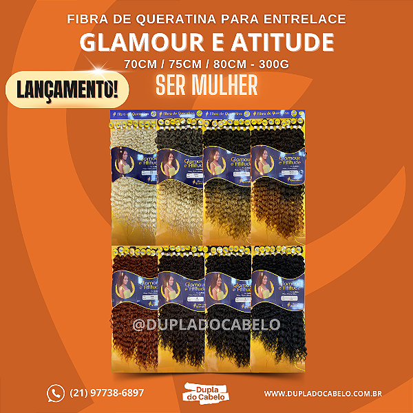 Cabelo Glamour e Atitude Ser Mulher - 300g