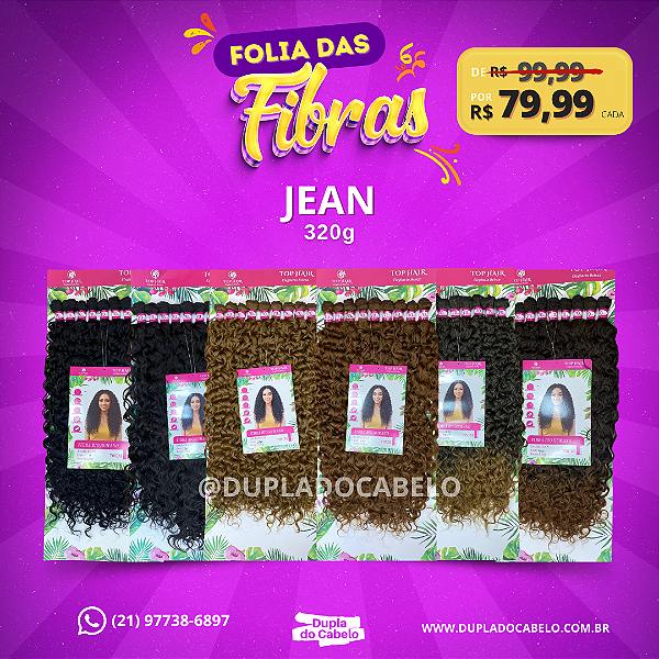 Cabelo Jean Top Hair - 320g