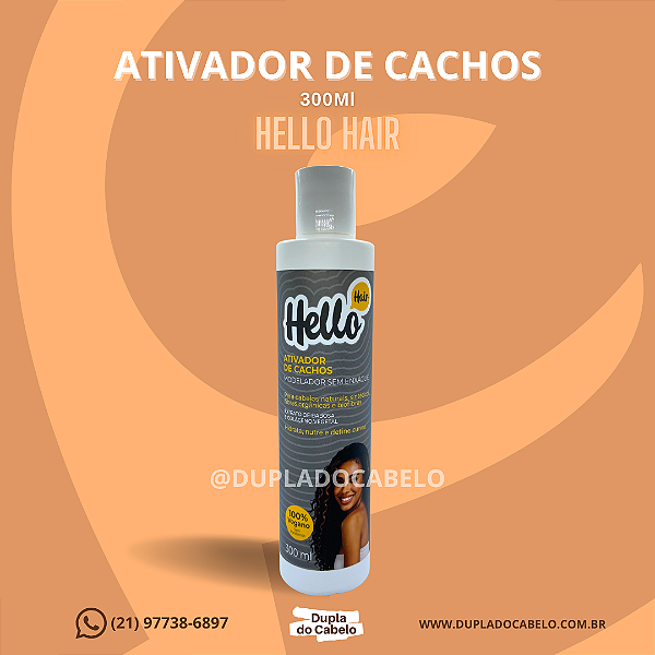 Ativador de Cachos Hello Hair - 300ml