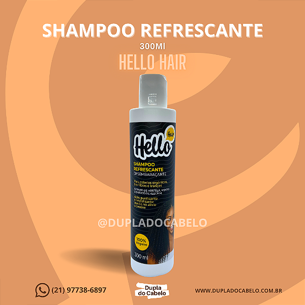 Shampoo Refrescante Hello Hair - 300ml