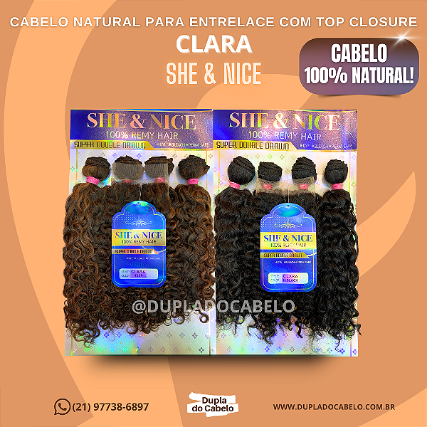 Cabelo Natural Clara She & Nice