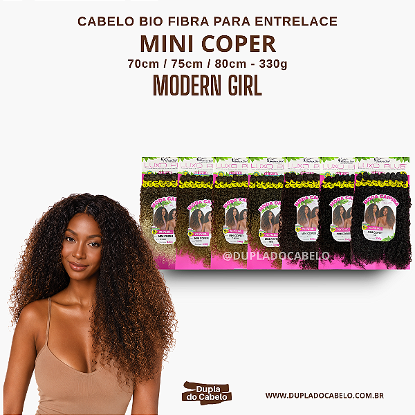 Cabelo Mini Coper Modern Girl - 330g