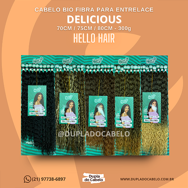 Cabelo Delicious Hello Hair - 300g