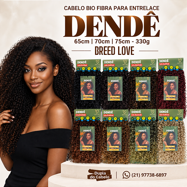 Cabelo Dendê Breed Love - 330g