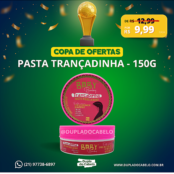 Pasta Modeladora Trançadinha - 150g