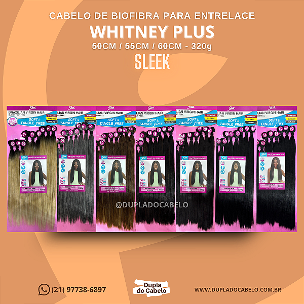 Cabelo Whitney Plus Sleek - 320g