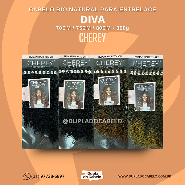 Cabelo Diva Cherey - 300g