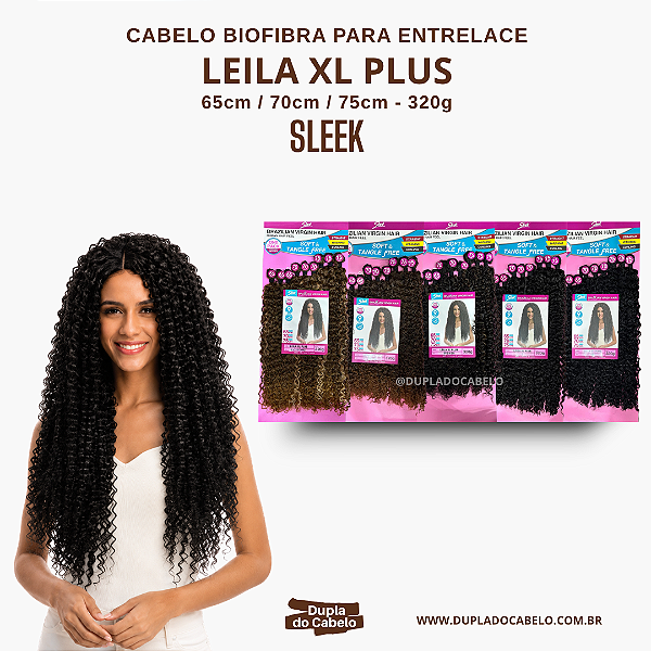 Cabelo Leila XL Plus Sleek - 320g
