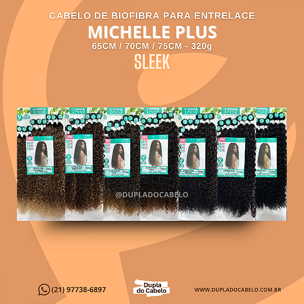 Cabelo Michelle Plus Sleek - 320g