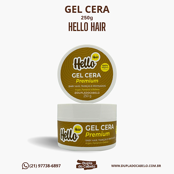 Gel Cera Hello Hair - 250g
