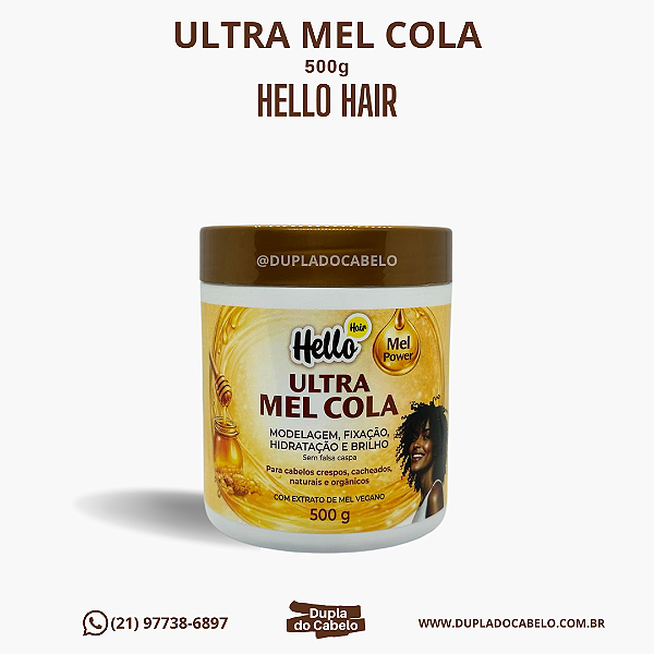 Ultra Mel Cola Hello Hair - 500g
