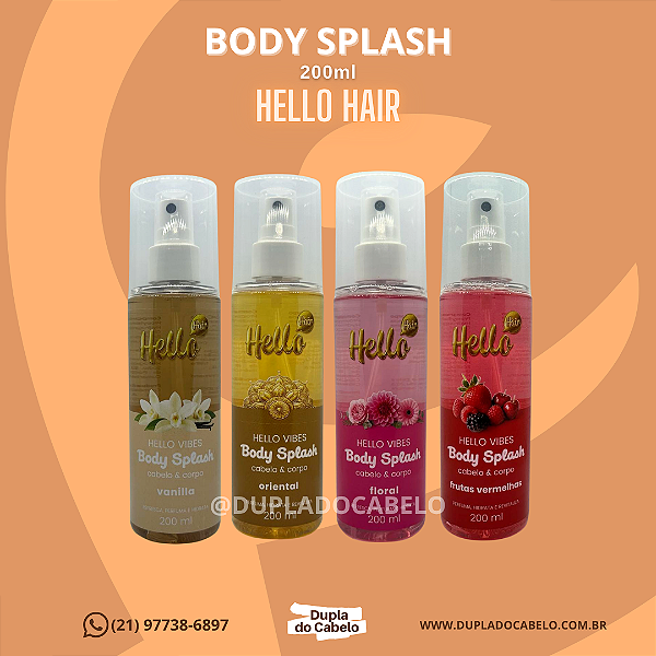 Body Splash Hello Hair - 200ml