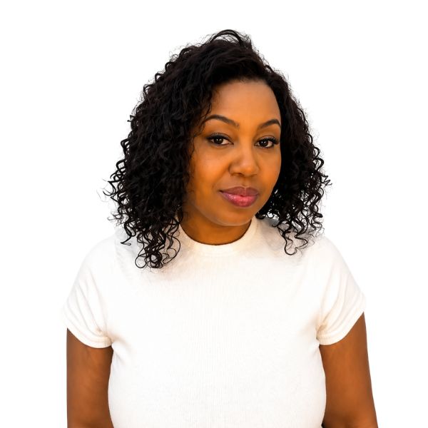 Lace Wig Humana Makalya / Cabelo Cacheado Curto / Peruca Feminina com Repartição Livre / Alta Densidade Efeito Natural