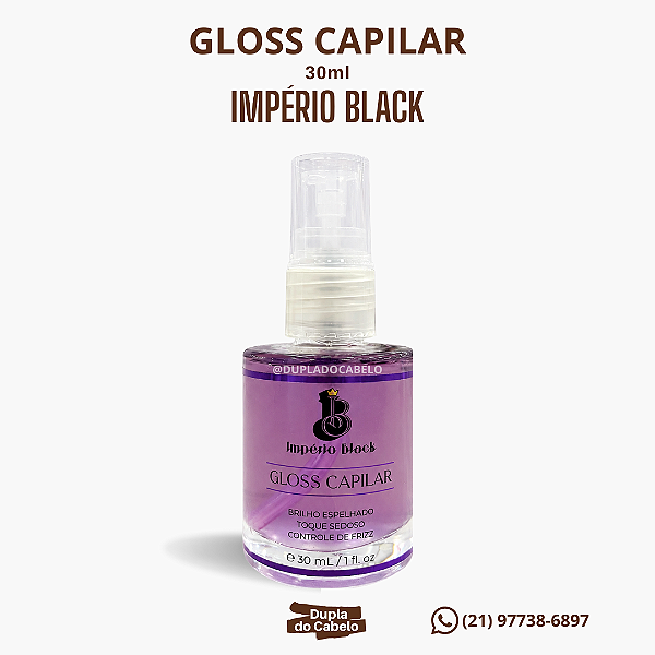 Gloss Capilar Império Black - 30ml