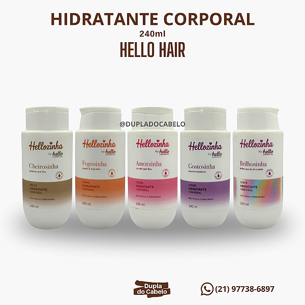 Hidratante Corporal Hello Hair - 240ml
