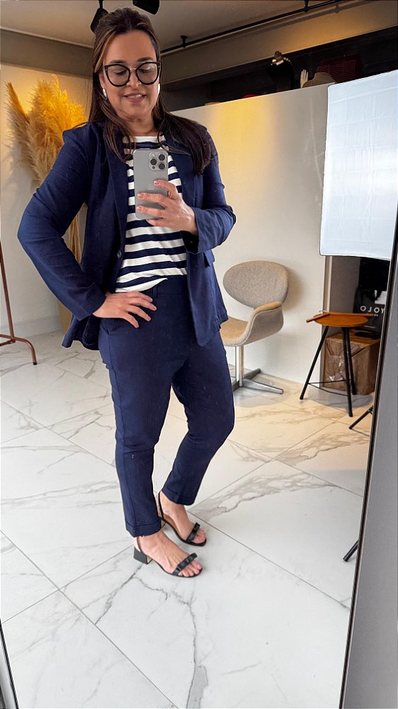 BLAZER DE LINHO HELENA MARINHO