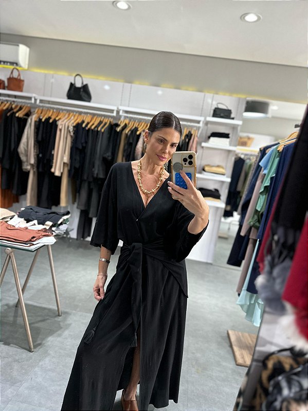 VESTIDO AMANDA PRETO