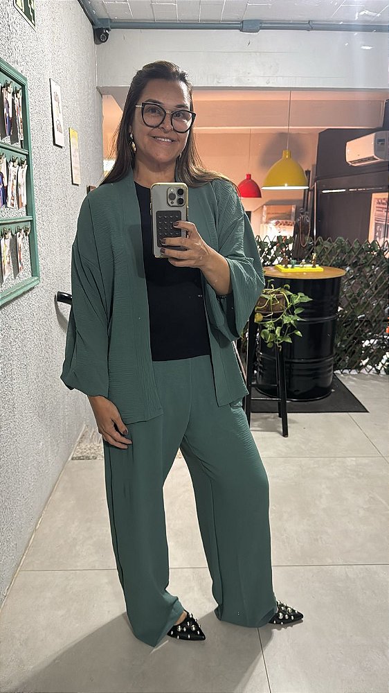 CALÇA ISABEL VERDE
