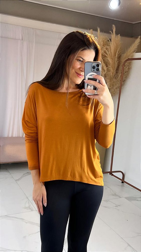 BLUSA CAROL CARAMELO