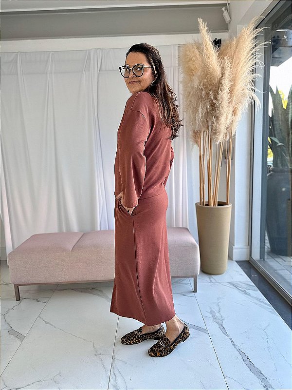 SAIA PONTO ROMA CELINA MARROM