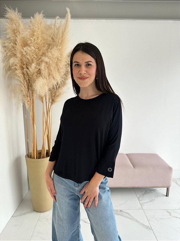 BLUSA RAFAELA PRETA