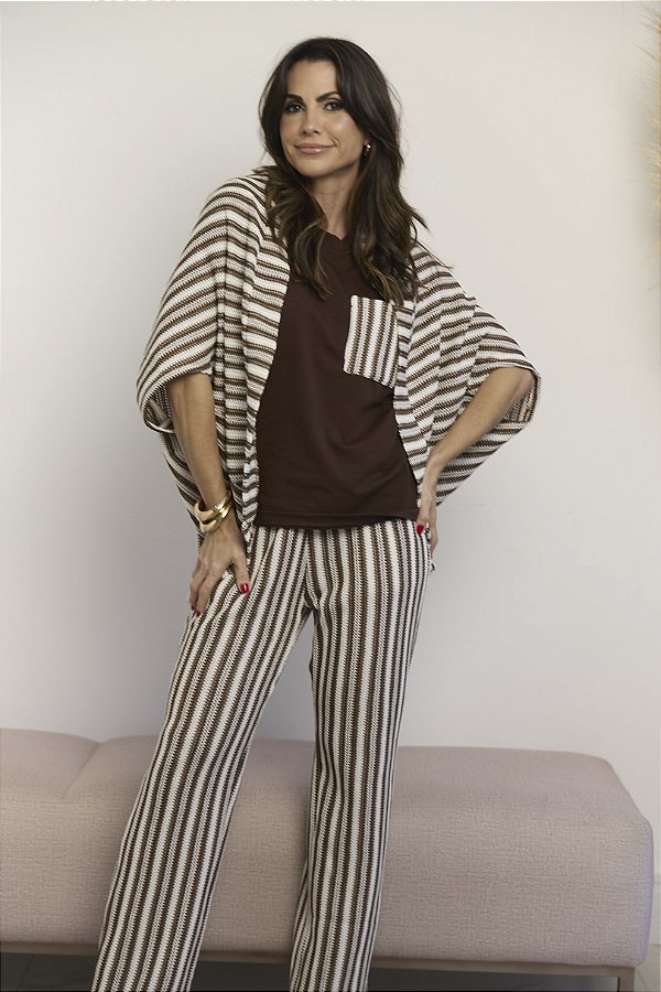 CARDIGAN NINA MARROM