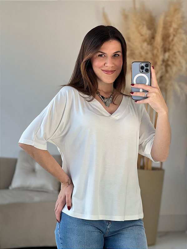 BLUSA REBECA MC BRANCO