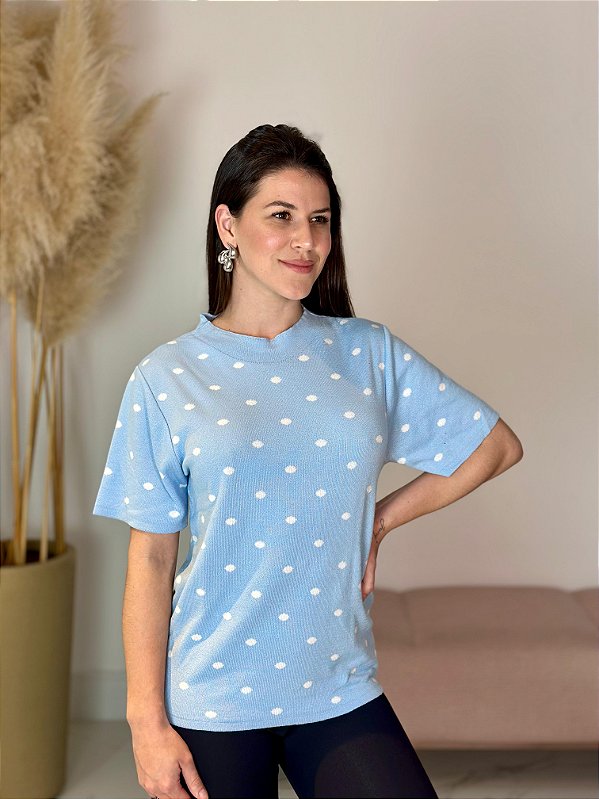 BLUSA MODAL POA AZUL