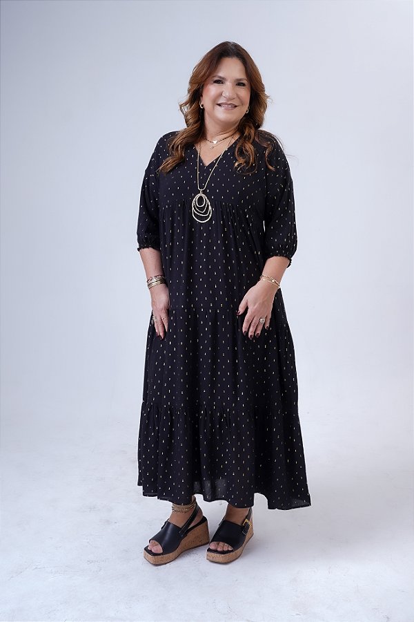 VESTIDO LAURA PRETO