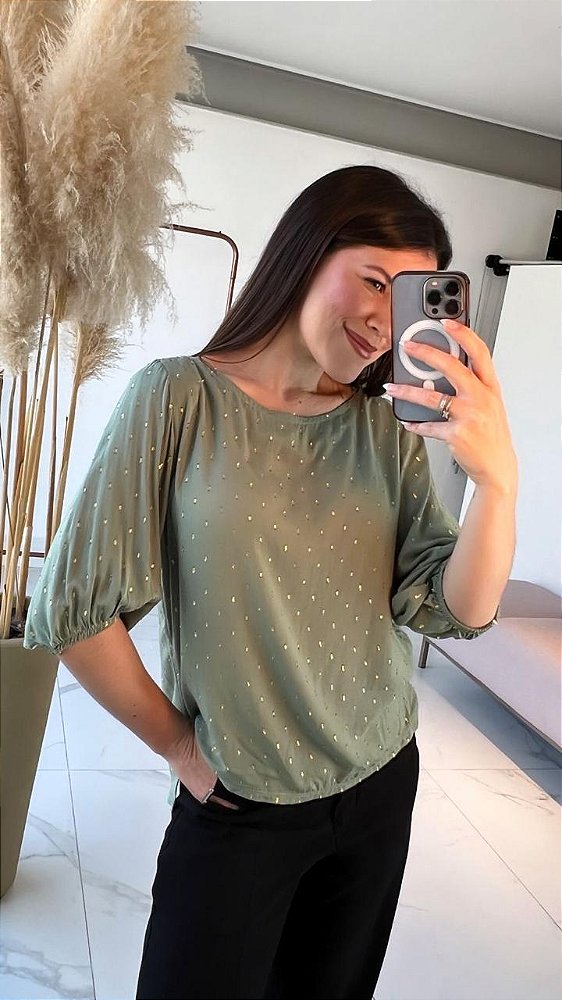 BLUSA RAQUEL VERDE