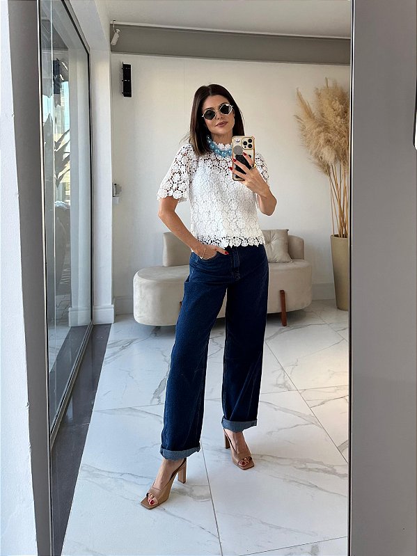 CALÇA JEANS BALLON