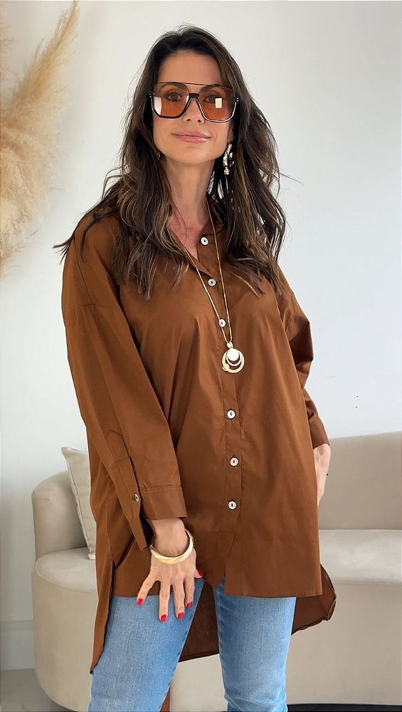 CAMISA SOFIA MARROM