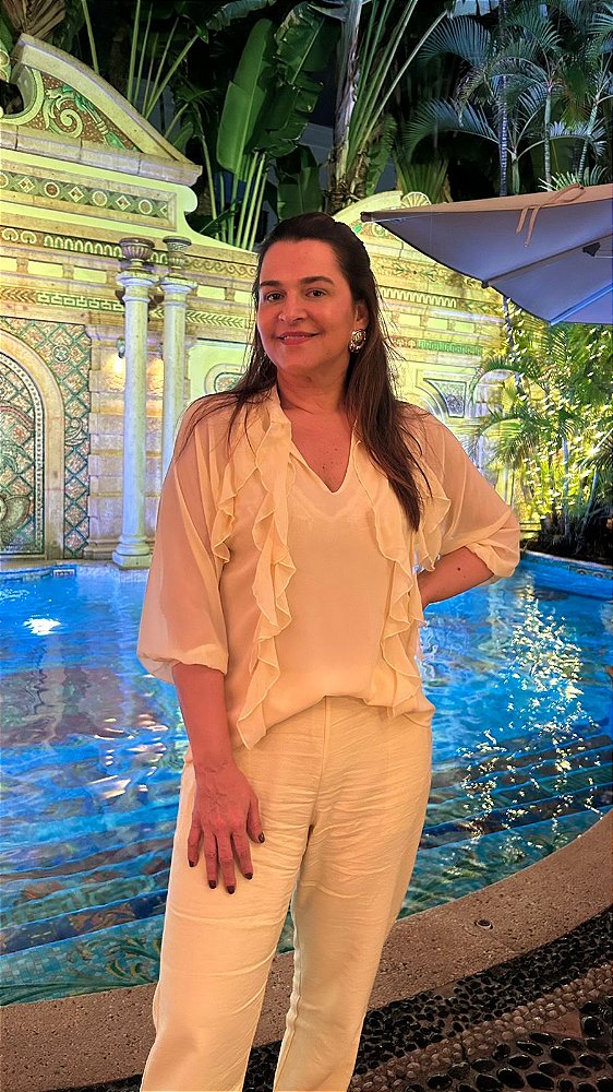 BLUSA ANDREA AMARELO