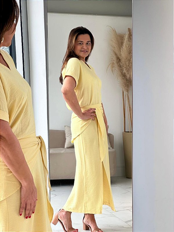 CONJUNTO JULIANA AMARELO