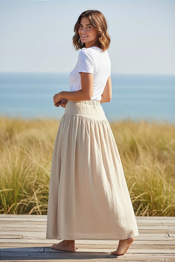 SAIA MIDI FLUIDA CAQUI