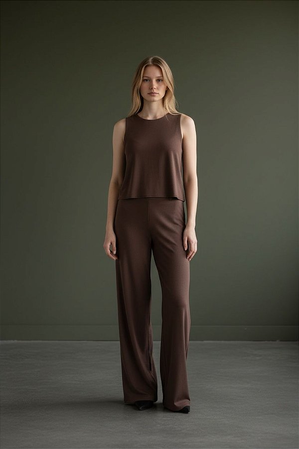 CONJUNTO SELENA MARROM