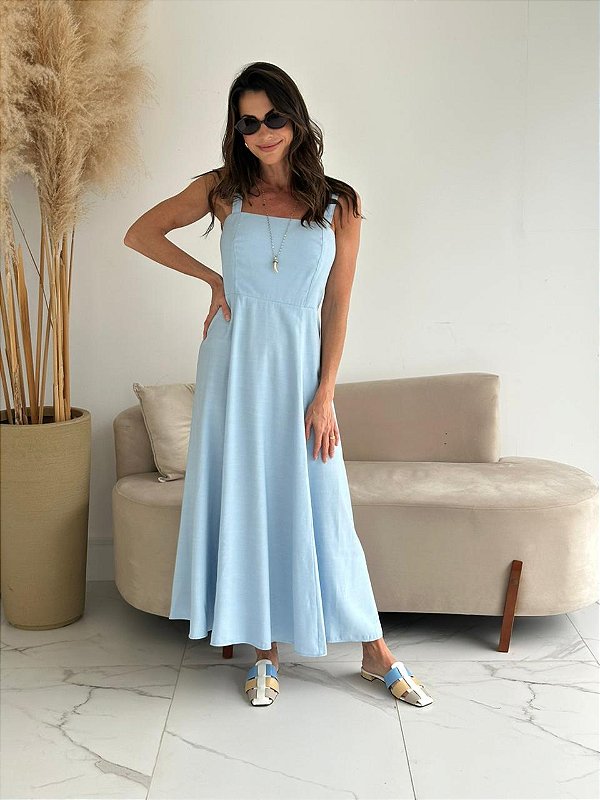 VESTIDO SERENA AZUL